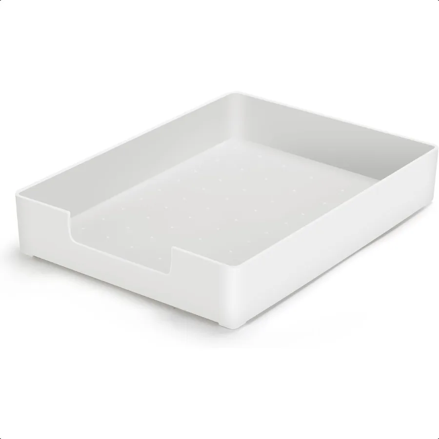 

LetterSize Tray Desk Letter Tray Paper Tray Sturdy HeavyDuty Plastic Printer Paper Tray SingleTier Stackable File Storage Organ