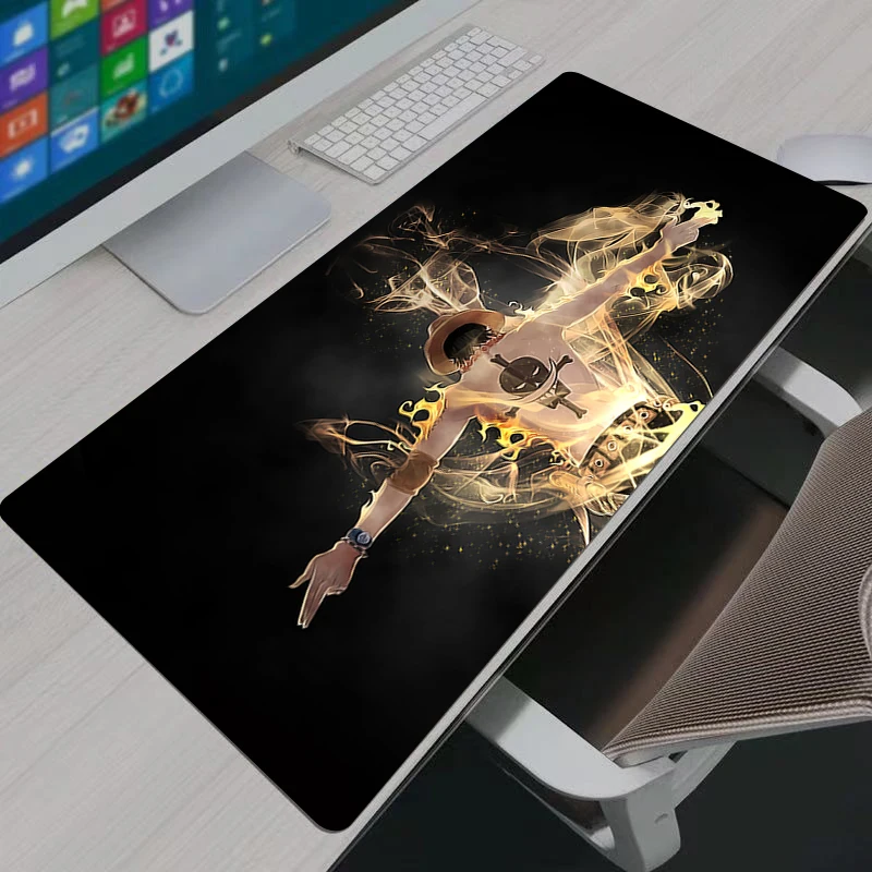 

Коврик для мыши с мультяшным рисунком, игровой, XL, новый, для компьютера, дома, ПК, XXL, настольный коврик, цельный, Портгас Д. Эйс, из натуральной кожи, офисный, противоскользящий