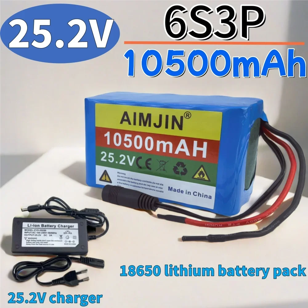 

6S3P 25.2V 10500mAh 18650 Lithium Battery Pack Suitable for various electronic devices, transportation equipment Power Supplies,