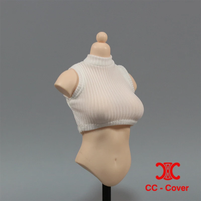 DF084 1/6 패션 여성 민소매 Threadbare Hottie 탱크 탑 의류 모델 맞는 12 "군인 액션 피규어 바디 인형 장난감