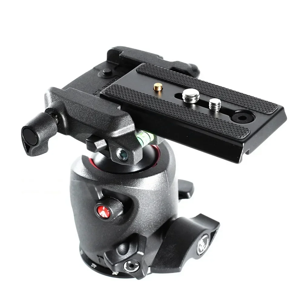 Piastra scorrevole a sgancio rapido nera per Manfrotto 501HDV 503HDV MH055M0-Q5 MVH400AH Sostituzione accessori