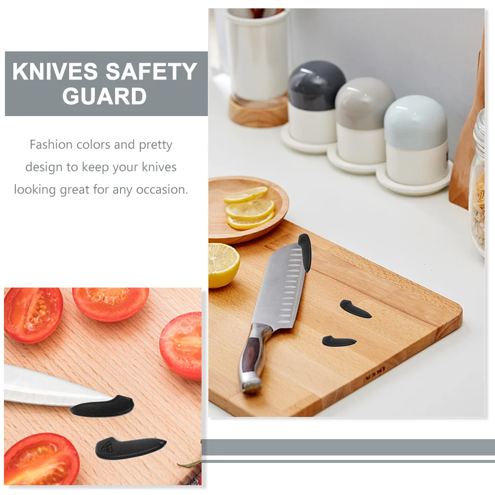 

20Pcs Cutter Tips Protective Sleeves Knives Covers Plastic Blades Protectors Kitchen Safety Guard Practical Knives Tip