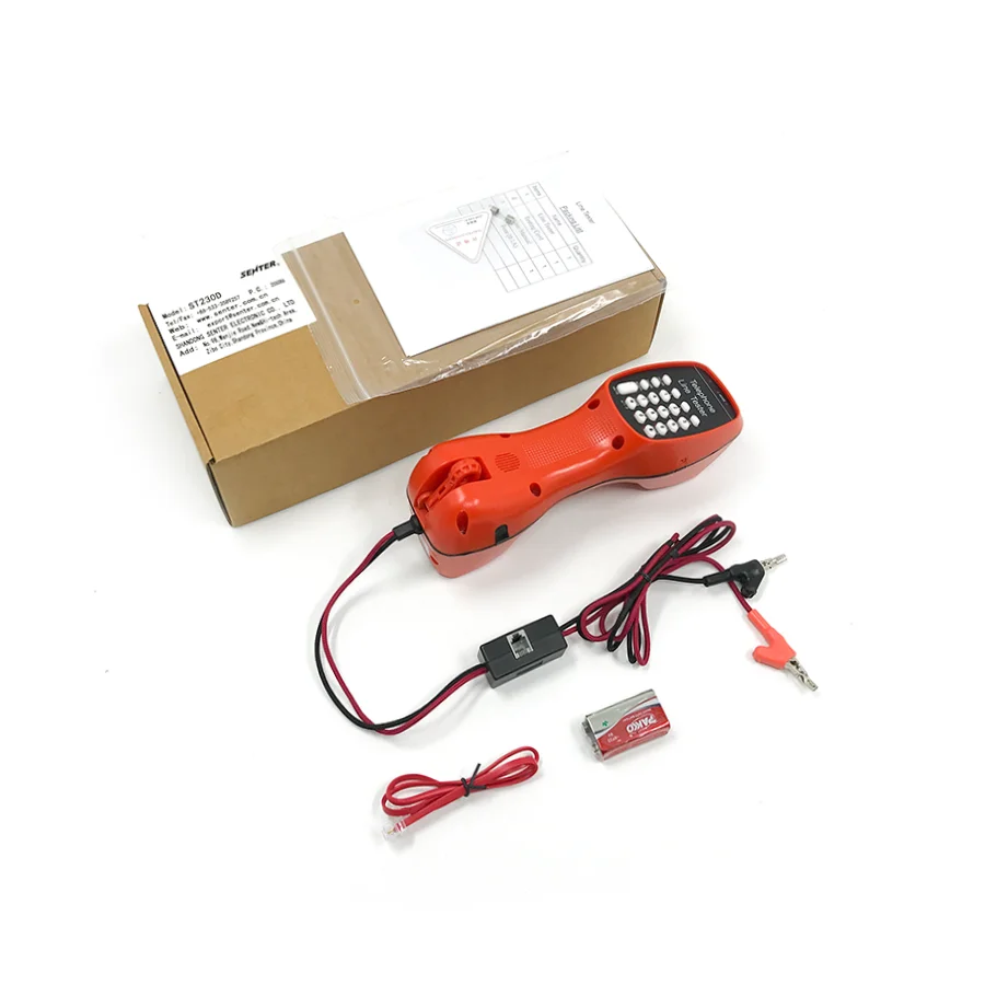 ST230D Smart Size Lineman Set Telefonleitungstester Fehltester Butt Test Set