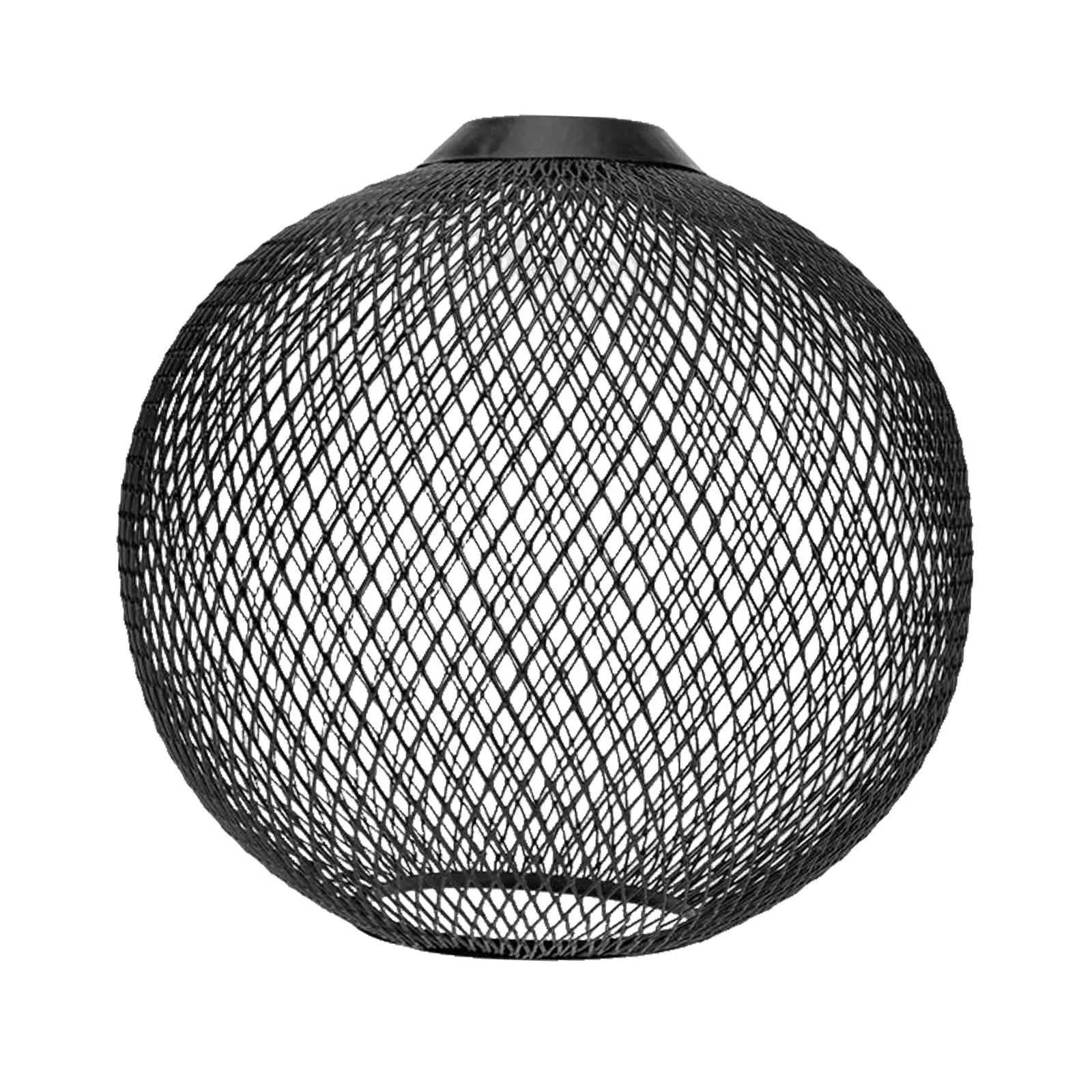 Metal Woven Lampshade Vintage Chandelier Light Cover Ceiling Hanging Shade for Dining Room Kitchen Hotel Cafe Decor