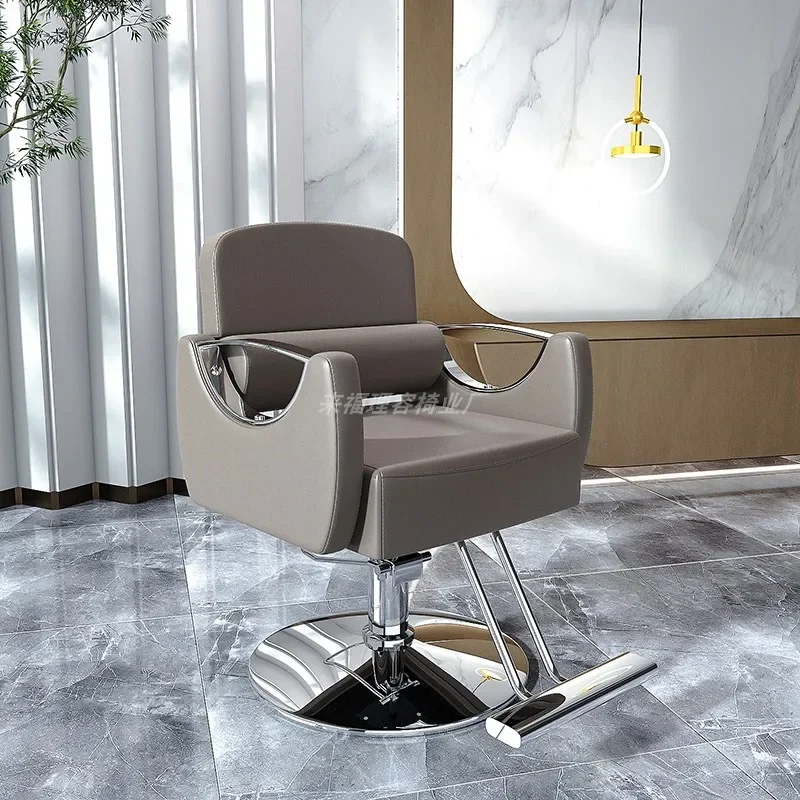 Stylish Luxury Barber Chair Folding White Design Hairstylist Barber Accessories Chair Nordic Adjustable Silla Salon Furniture