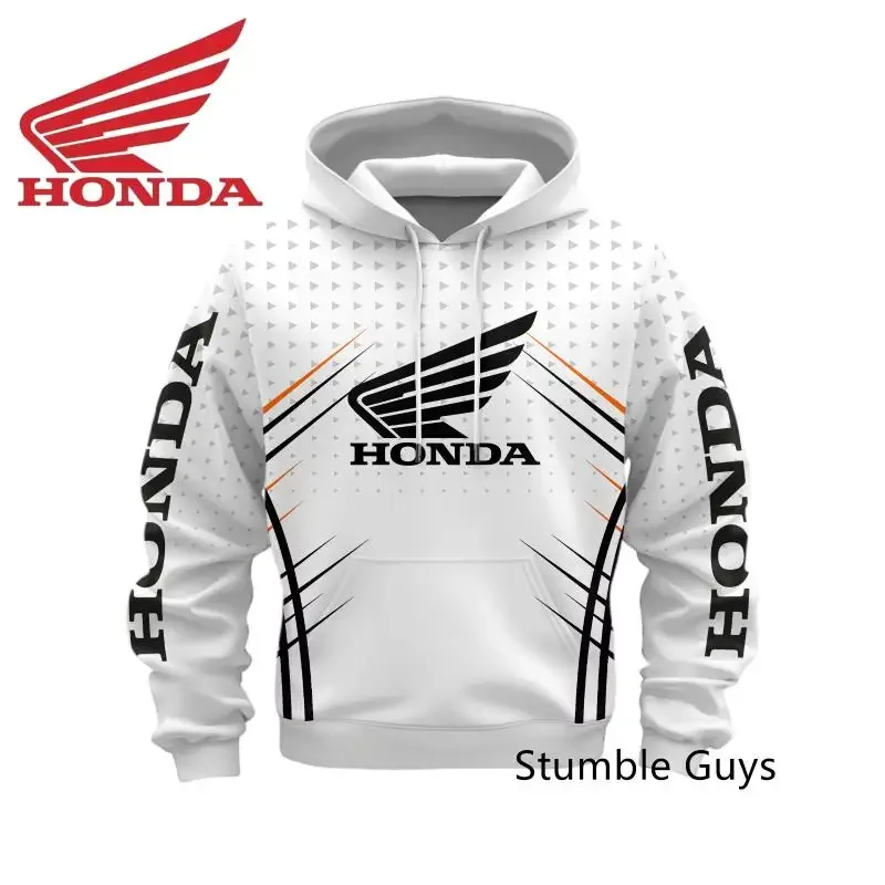Hommes été Honda sweats à capuche séchage rapide femmes maillot garçons sport moto course voiture marque mode décontracté ​ Vêtements pour adolescents