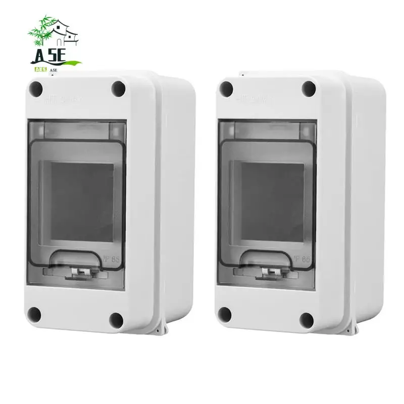 

A05E-Спределительная коробка, водонепроницаемая прозрачная крышка, 3 распределительная коробка для улицы на DIN-рейку, 2 шт.