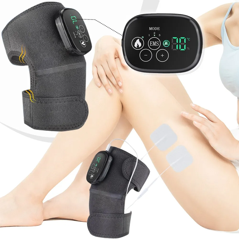 EMS-knee pads, straight arms, shoulder pads, touch button massage/hot compress massage machine massager