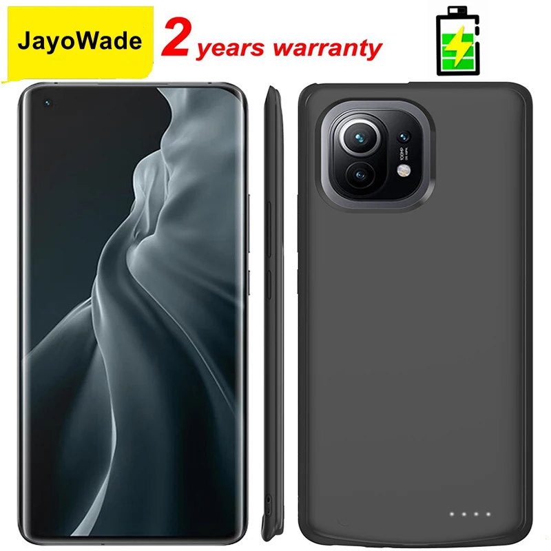 JayoWade 10000Mah For Xiaomi Mi 11 Battery Case Mi11 Phone Cover Battery Charger Bank Power Case For Xiaomi Mi 11 Battery Case