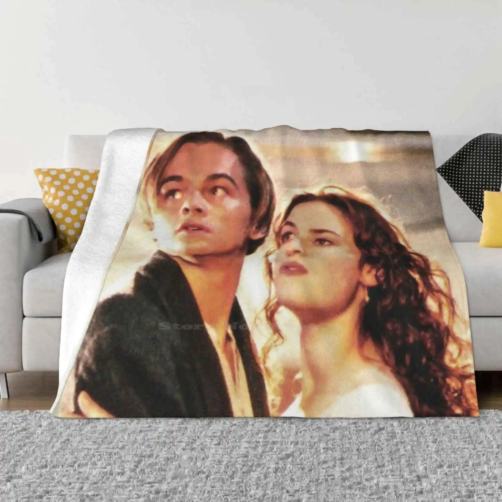 Titanic Jack And Rose Low Price New Print Novelty Fashion Soft Warm Blanket Romeo Juliet Leonardo Dicaprio Aesthetic Movie