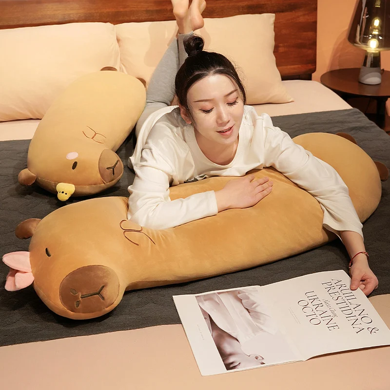 Capybara Plush Toys Cartoon Animal Creative Stuffed Dolls Lovely Pillow Cushion Exquisite Birthday Xmas Gifts