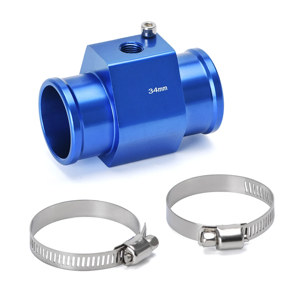 Newest 1 Piece Water Temp Temperature Joint Pipe Sensor Gauge Radiator Hose Adapter Size 26/28/30/32/34/36/38/40mm