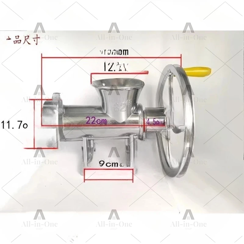 Hot Sale 32 Aluminum Alloy Manual / Electric Meat Grinder Hand  Meat Grinder