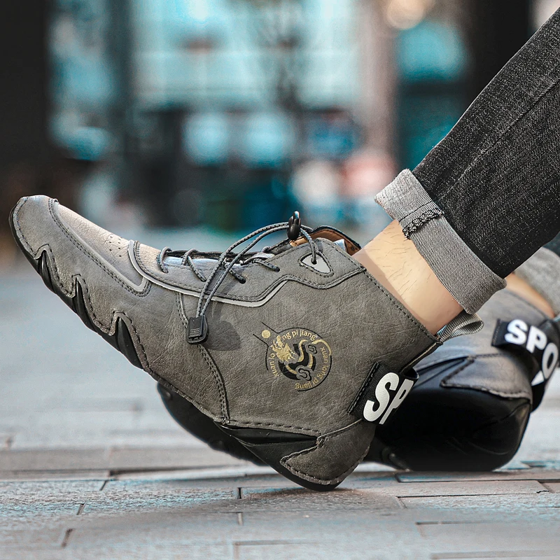 أحذية شتوية للرجال أحذية رياضية دافئة مقاومة للماء وغير قابلة للانزلاق - شباشب شتوية أحذية تنس للرجال #6