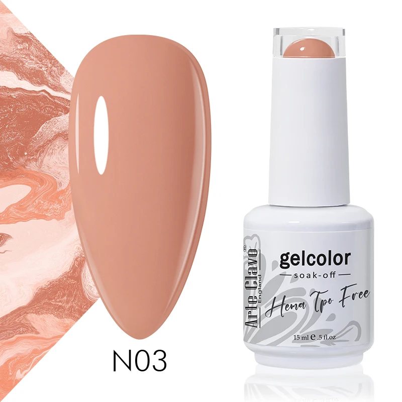 Arte Clavo Red Color Series Nagellack UV Soak Off Lack 15 ml Maniküre Nail Art Langlebiger Hema Tpo Free Gel-Nagellack