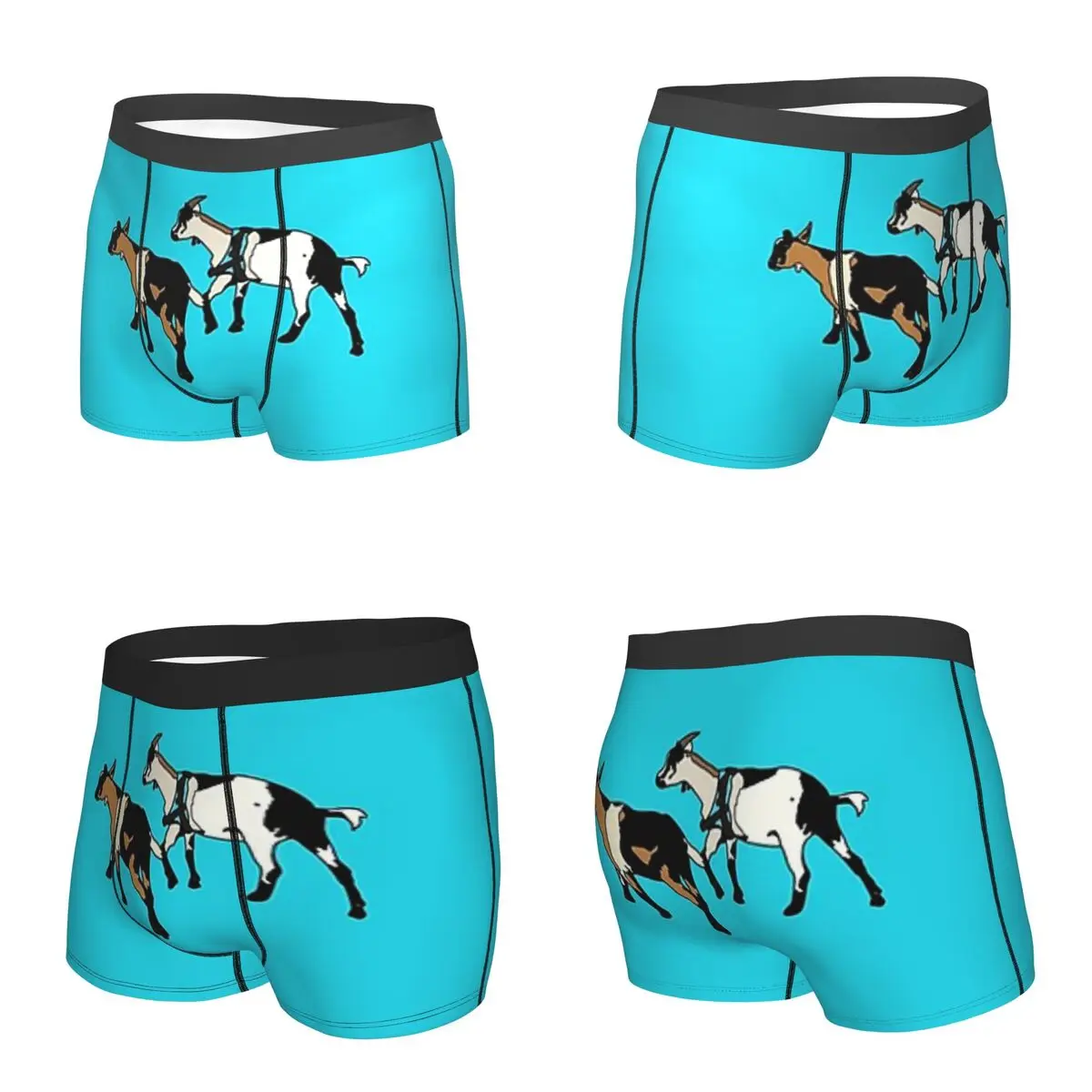 ボクサーパンツ ショーツ ヤギ パンティー メンズ ソフト下着 オムマン ボーイフレンド ギフト用