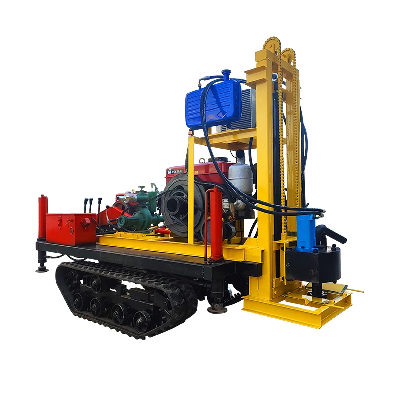 Customized 150m Crawler Hydraulic Drill 25HP Diesel Precision Water Well Drilling Rig