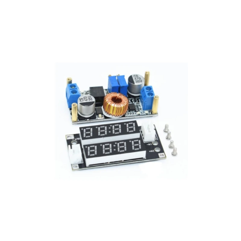 2 in 1 XL4015 5A Adjustable Power CC/CV Step-down Charge Module LED Driver  Ammeter Constant current constant voltage