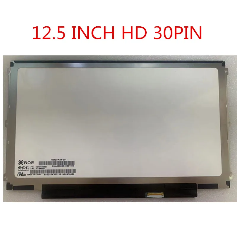 12.5inch HB125WX1-100 B125XTN03 HB125WX1-201 For DELL E7240 laptop screen edp 30PINS