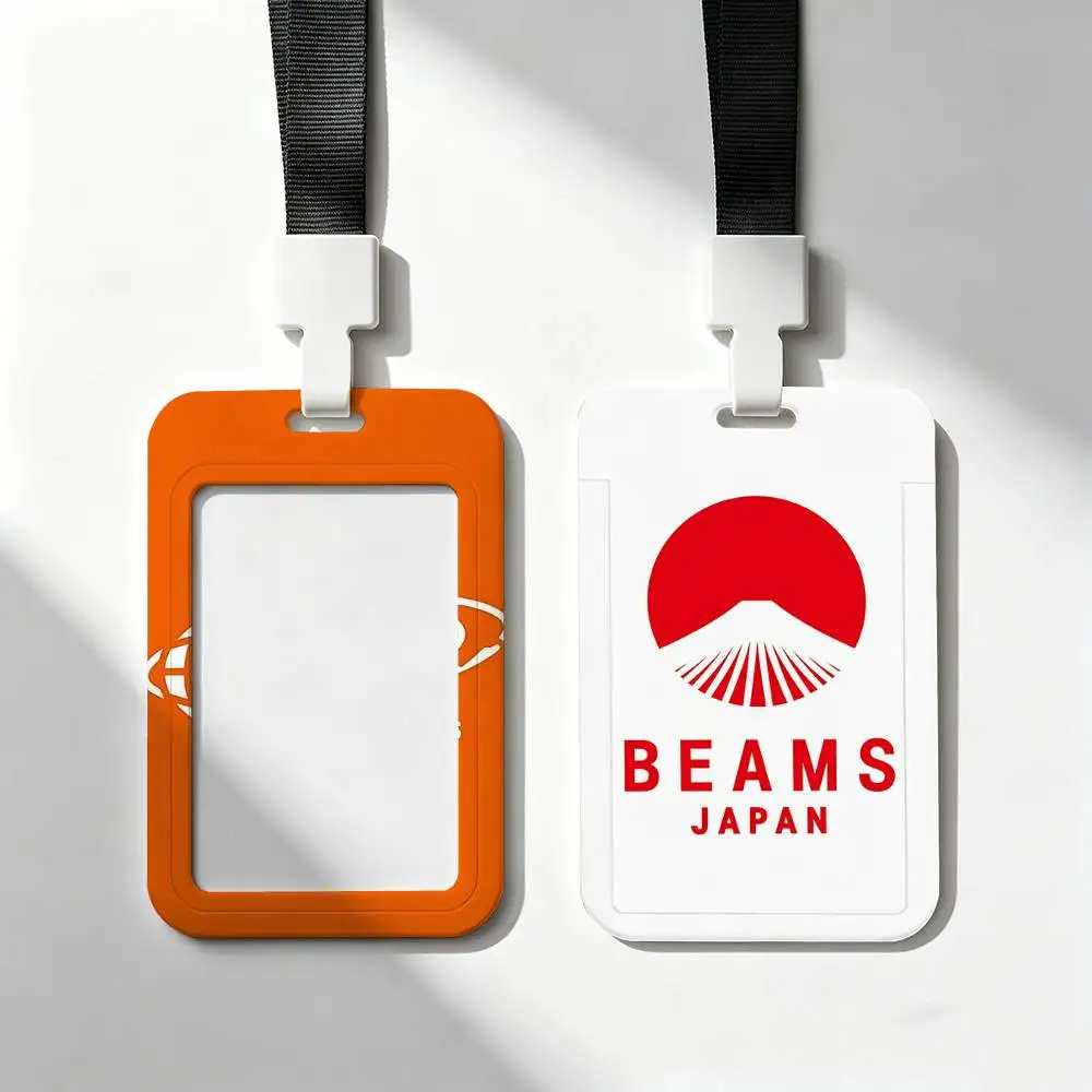 B-Beams Card Holder Neck Strap Pendant Door Badge Holder Lanyards Keychain Work Credential Case Gift