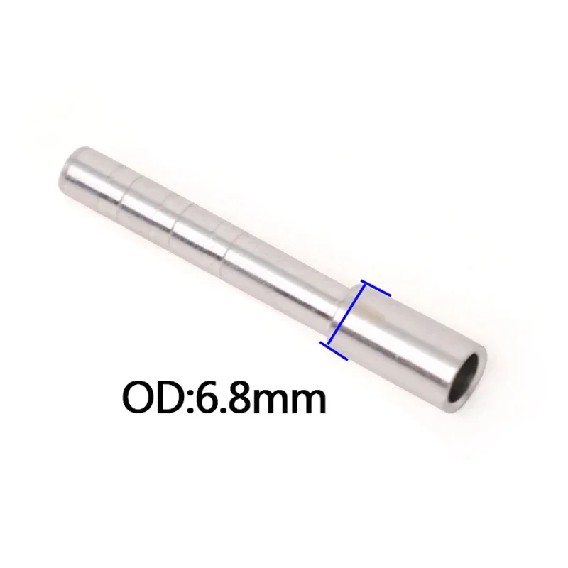 12pcs ID 5.2 mm Aluminium Insert Arrow O.D.6.3/6.8/7.1mm Fit Carbon Fiberglass Arrows Shaft Archery DIY For Shooting Accessories