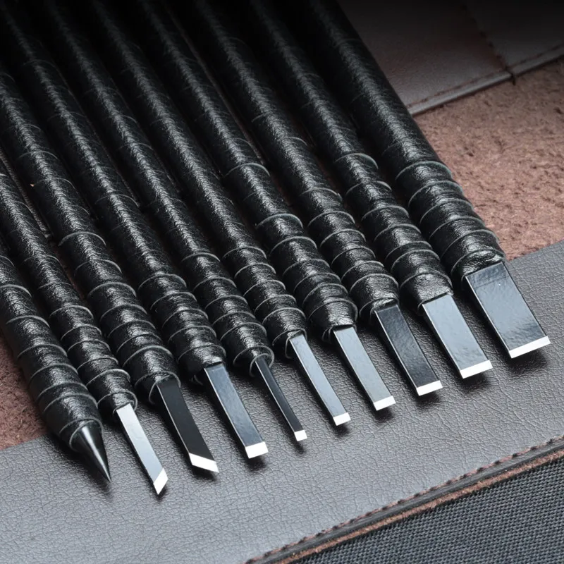 

Seal Carving Knife Tungsten Knife Tool Set Wood Practice Stone Bed