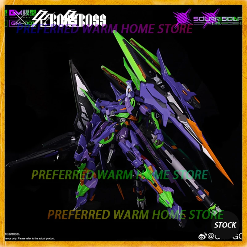 

In Stock GM-GODOMO Rabbit Boss GM001 SOLARIDIAN Purple version Assembling Movable Toys Model 1/72 NEW ERA OF SCI-FI MECHA