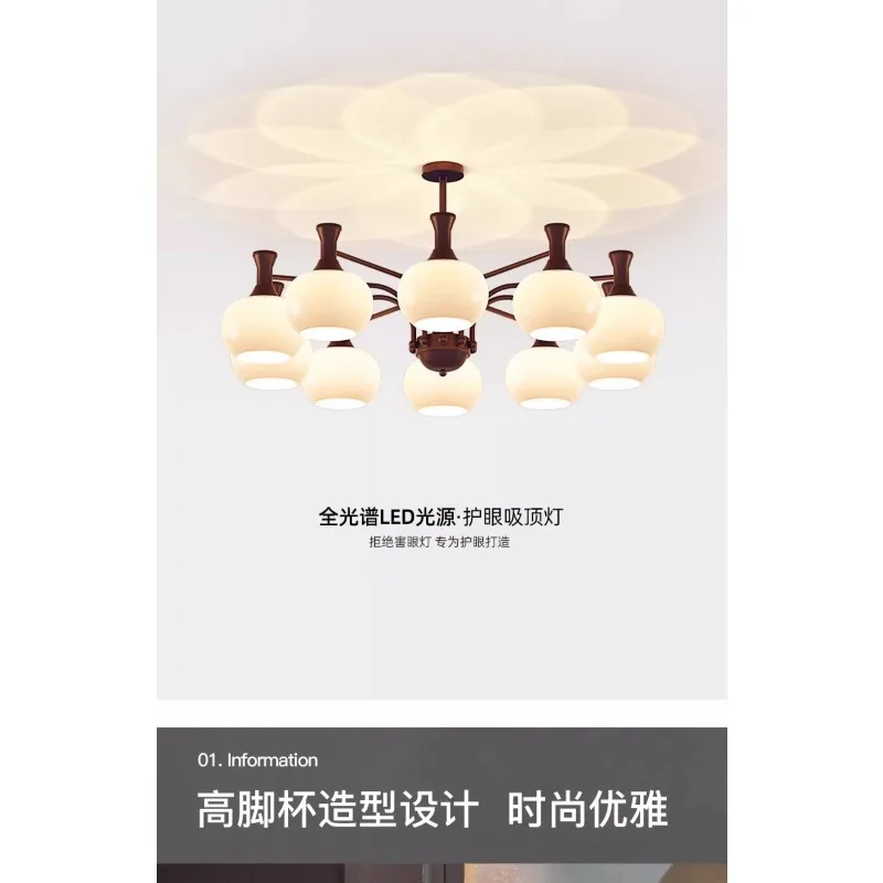 

Medieval style chandelier 2025 new dining room chandelier wabi sandy wind retro atmospheric eye protection bedroom light chandel