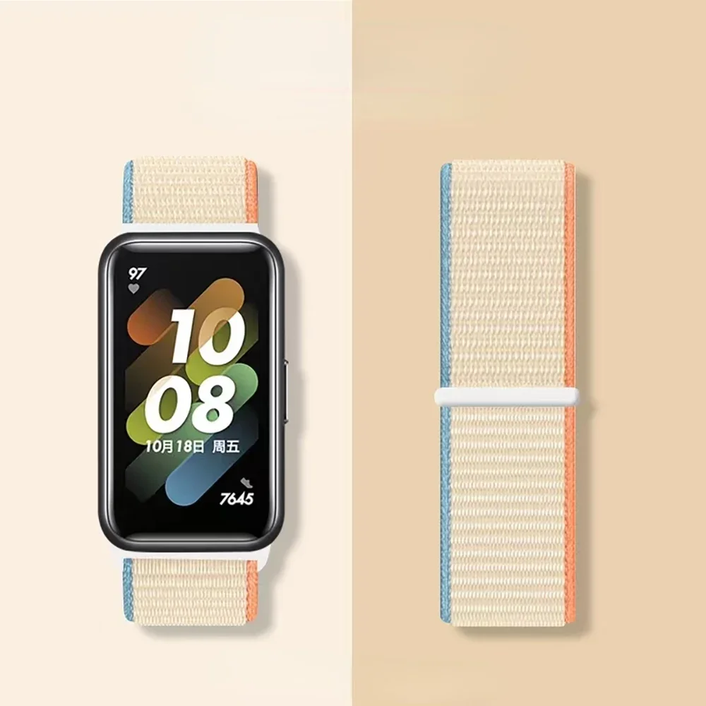Cinturino in nylon per Huawei Band 10 9 8 7 Bracciale sostituibile traspirante originale per Huawei Band 10 9 8 Accessori per cinturini
