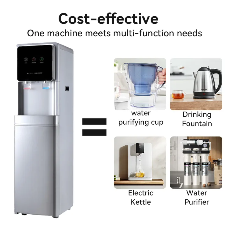 Distributore d'acqua UF a 5 stadi Il nuovo distributore verticale di acqua permanente Oem calda e fredda