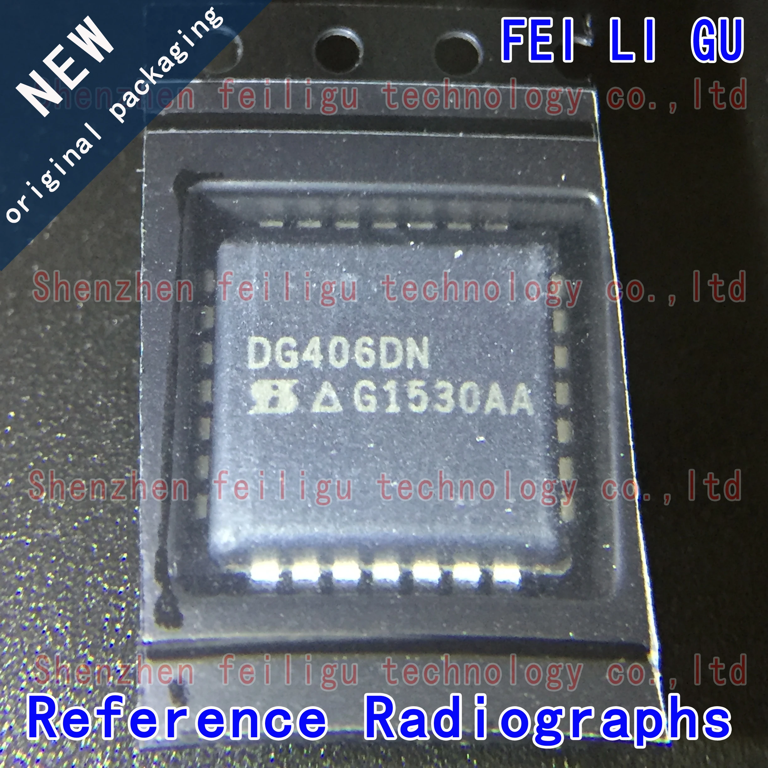 1~30PCS 100% New Original DG406DN-T1-E3 DG406DN Package:PLCC28 Analog Switch/Multiplexer Chip