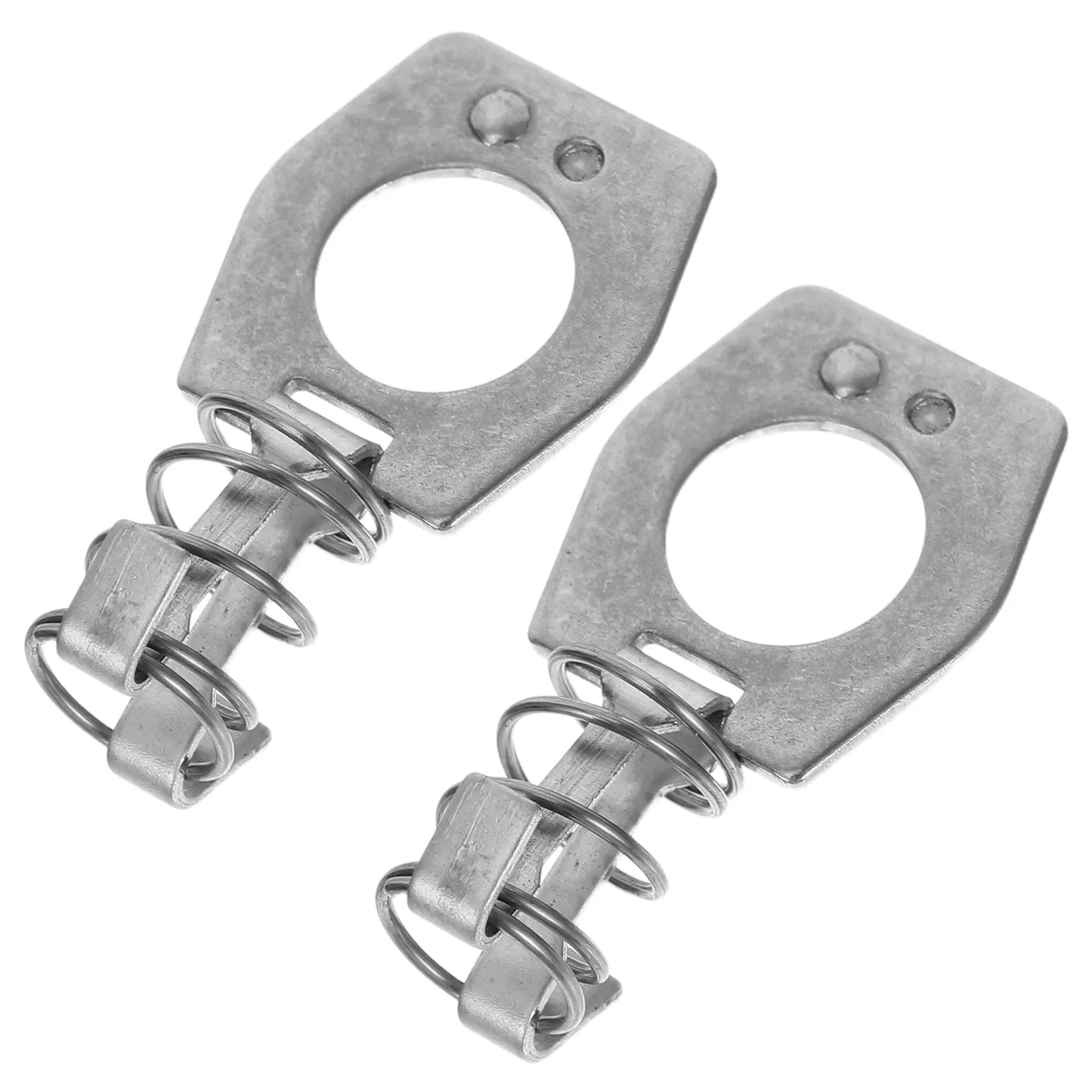 2Pcs Rv Water Heater Door Latch Replacement Premium Stainless Steel Camper Water Heater Parts Fastener Spring Loaded Latch