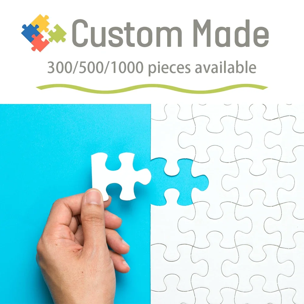 

Dropshipping Custom Jigsaw Puzzle Customize Your Own Personalized Picture Puzzle Diy Toy for Kids Anniversary Festival Best Gift