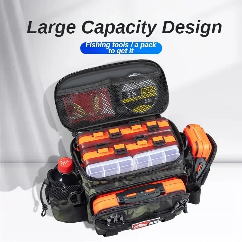 

Waterproof Fishing Gear Bag, Lure Bag, Fishing Gear Storage Bag, Outdoor Fishing Bag, Multi-Pocket Rod Bag, Winter