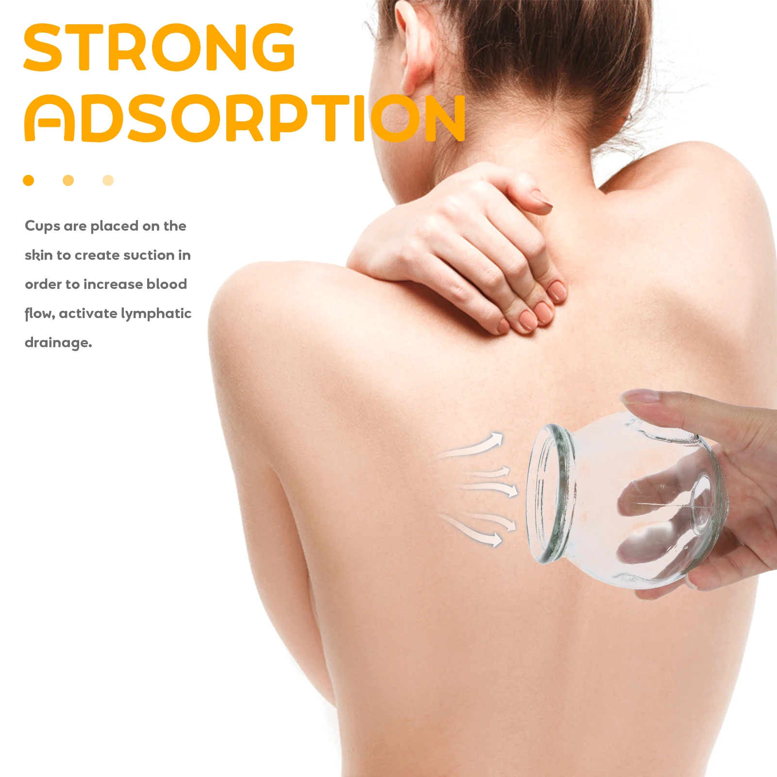 

Набор для вакуумной терапии из 5 стеклянных банок: утолщенные, взрывобезопасные, с сильной адсорбцией для улучшения кровообращения