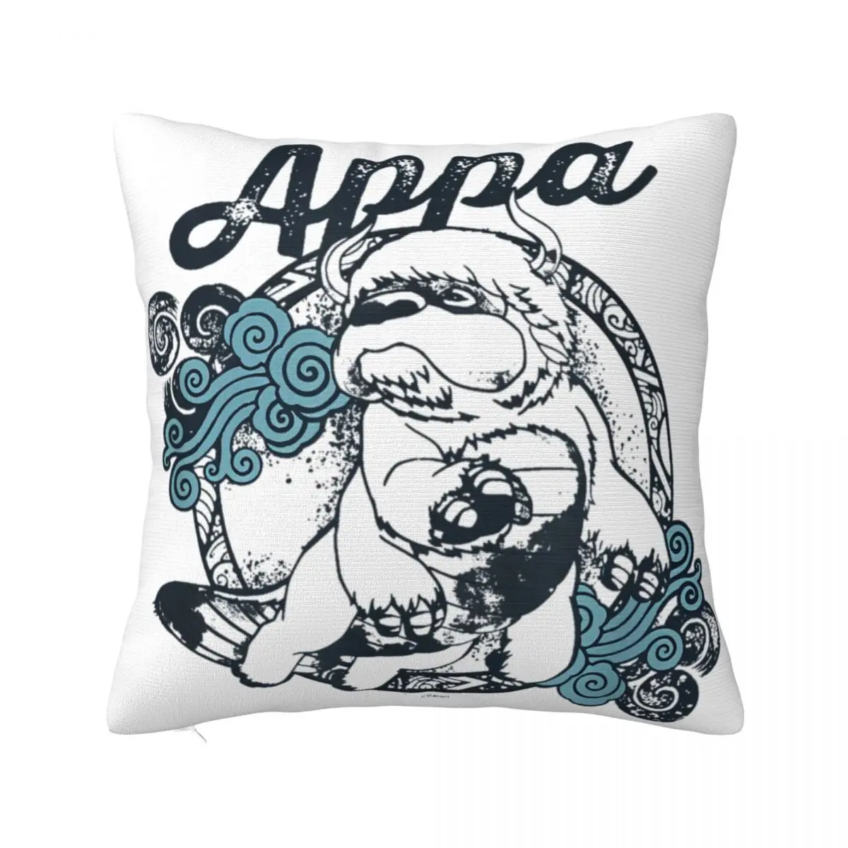 

Appa Majestic Sky Bison Pillowcase Soft Polyester Cushion Cover Decor Avatar The Last Airbender Throw Pillow Case Cover Home