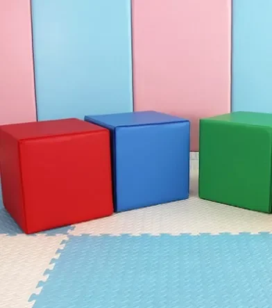 

z Baby Soft Building Blocks Educational Toys Multicolor Baby Soft Play Square Foam Cubes Indoor