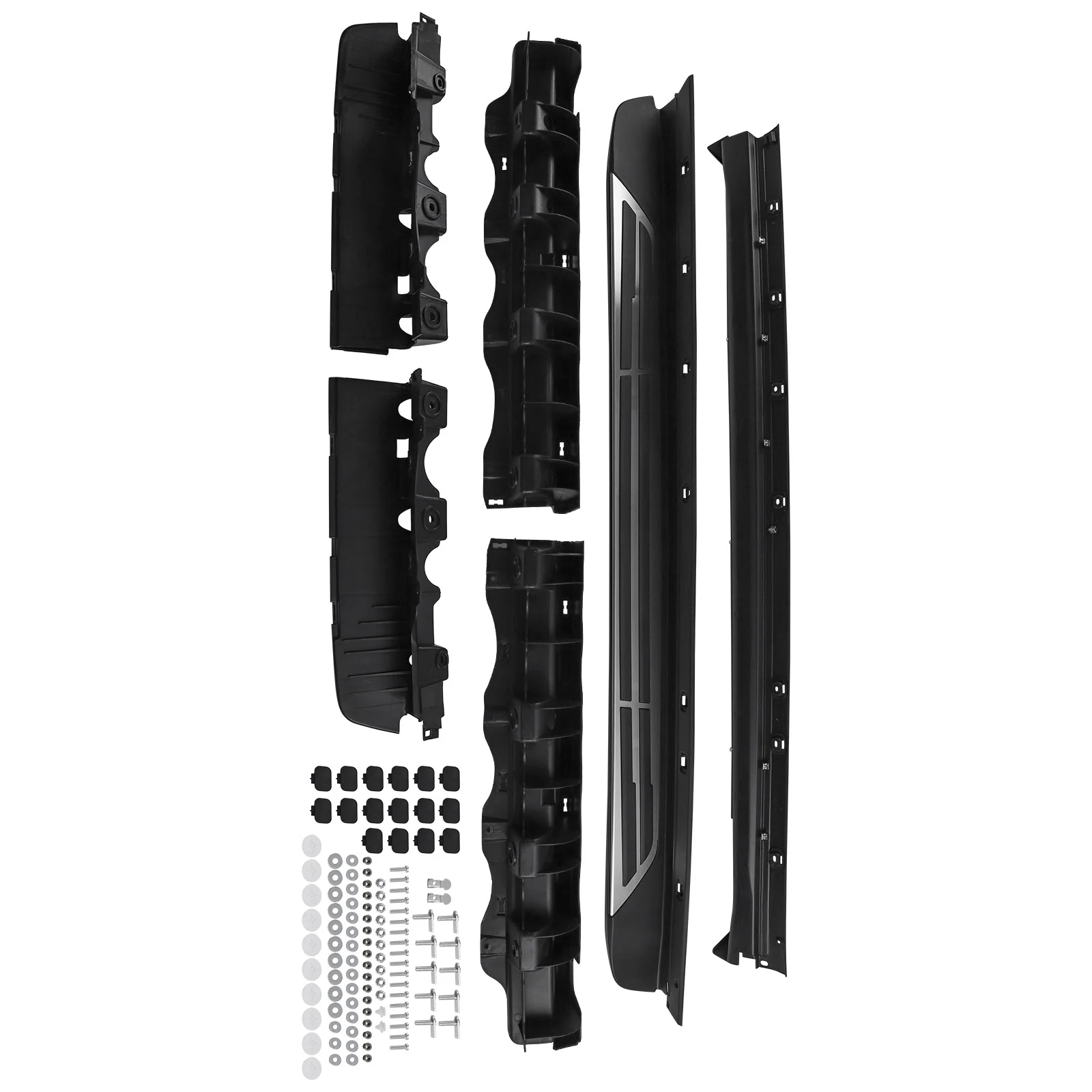 

Боковые подножки (пороги) для Toyota Highlander 2020-2023 PT938-48200, черные