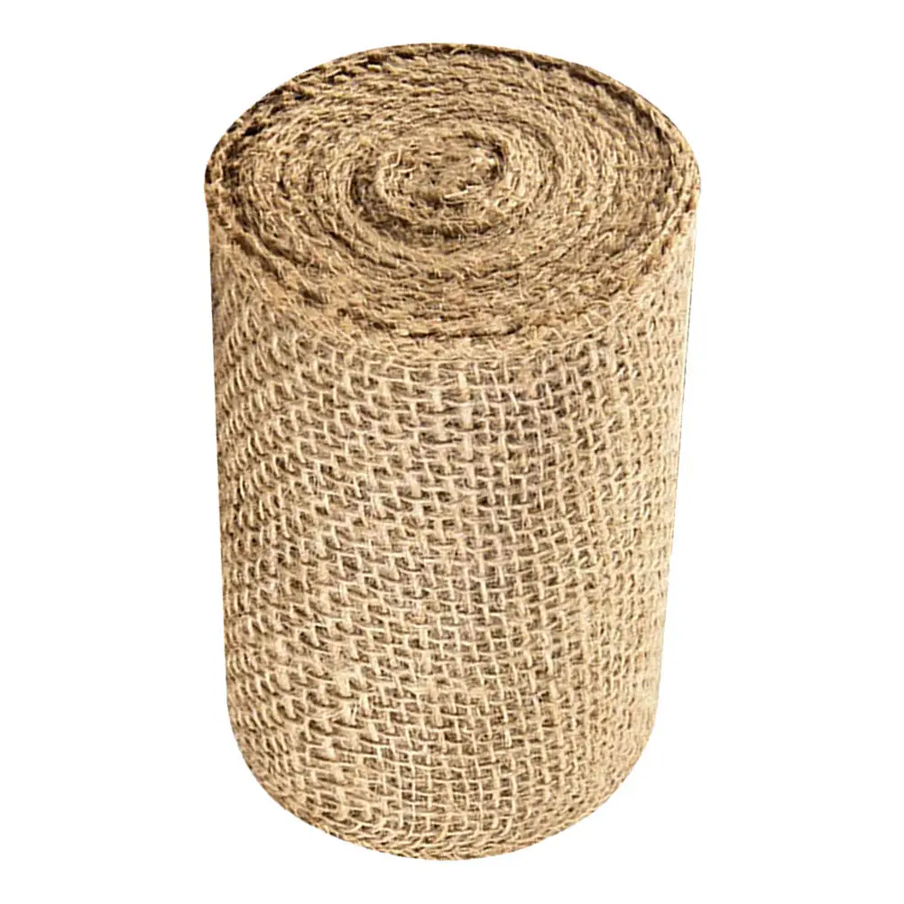 Natural Burlap Tree Protector Wrap Gardening Tree Trunk Wrap Reusable Bandage for Bark Repair Frost Protection 20cmx5m