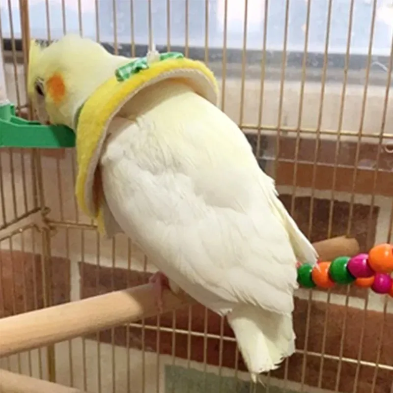 

1PC Elizabeth Protective Collar for Birds Anti-Biting Pecking Recovery Pet Warm Clothes Parrot Collar Recovery Pet Supplies