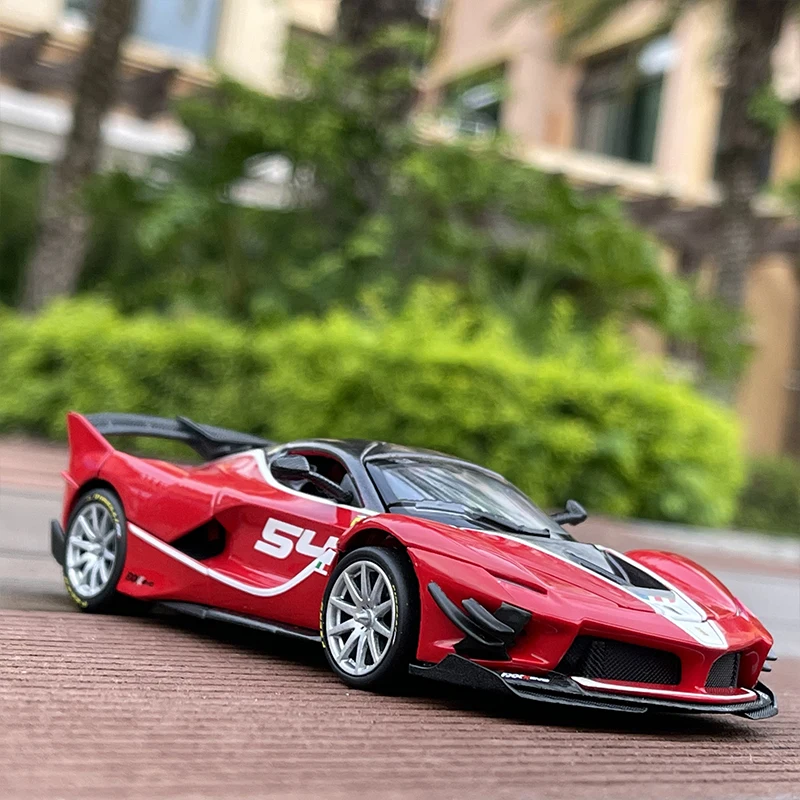 Bburago 1:32 Ferrari FXXK EVO Supercar Alloy Car Toy Car Metal Collection Model Car Sound and light Toys For Children