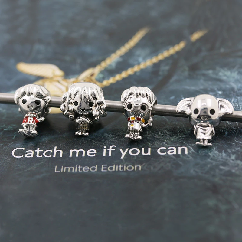 Perles de charme en argent 2023 pour bracelet Pandora original pour femme, pendentif Donald Duck, bijoux à bricoler soi-même, cadeau de luxe, nouveau, 925