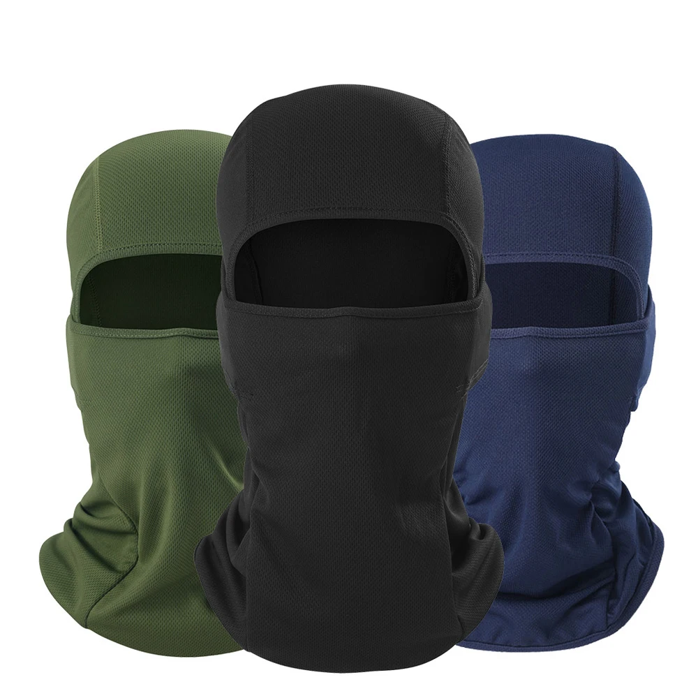 Kamuflaż kominiarka czapka wiatroszczelna maska ​​pełnotwarzowa oddychająca sportowa kask rowerowy wyściółka Outdoor piesze wycieczki Camping czapka typu beanie kapelusz mężczyźni — zdjęcie 2