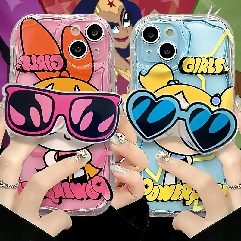 Onda o p-powerpuff meninas caso para samsung galaxy a53 a50 a50s a36 a35 a34 a32 a30 a26 a25 a24 a20 a16 a15 a06 m55 5g capa
