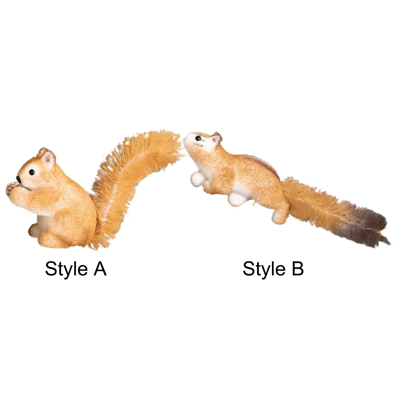 Christmas Squirrel Decor Creative Simulated Squirrel Model Christmas Tree