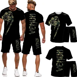 2024 Summer Latest Men's Sports Venom Printing Men's Suit 3D Printing T-shirt Slim Gym Fitness Boxing Running Breathable