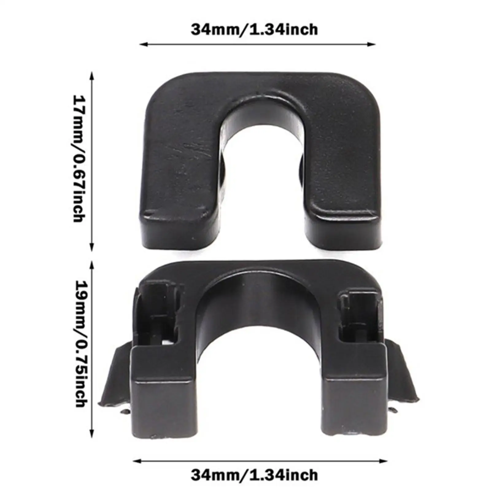 015532109E High Performance Car Accessories Rear Hat Rack Clip Rear Parcel Shelf Rear Bracket for Ford Fiesta MK7 2008-2017