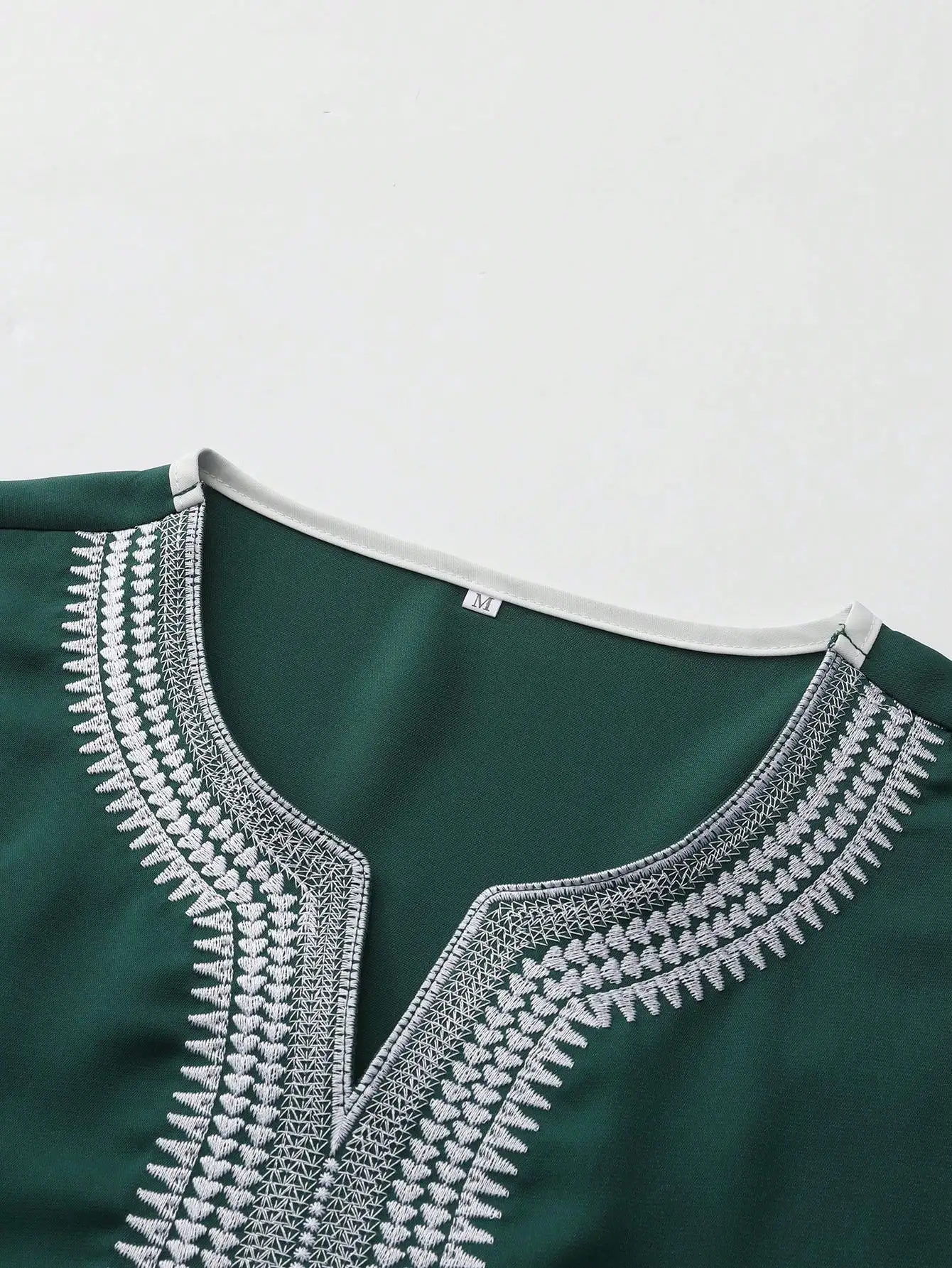 رداء رجالي مسلم فضفاض مطرز رداء عربي ثوب عرقي نمط تقليدي غير رسمي ملابس صلاة إسلامية مغربية دكتور