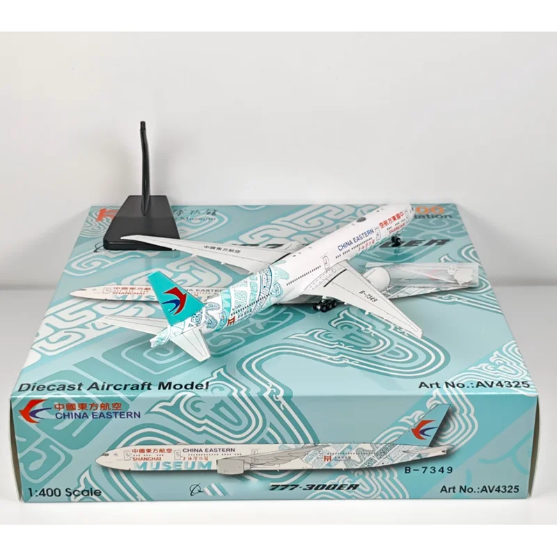 Luchtvaart 1/400 Schaal China Oostelijke luchtvaartmaatschappijen B777-300ER B-7349 Gegoten Legering Vliegtuigen Model Collectie Decoratief Ornament
