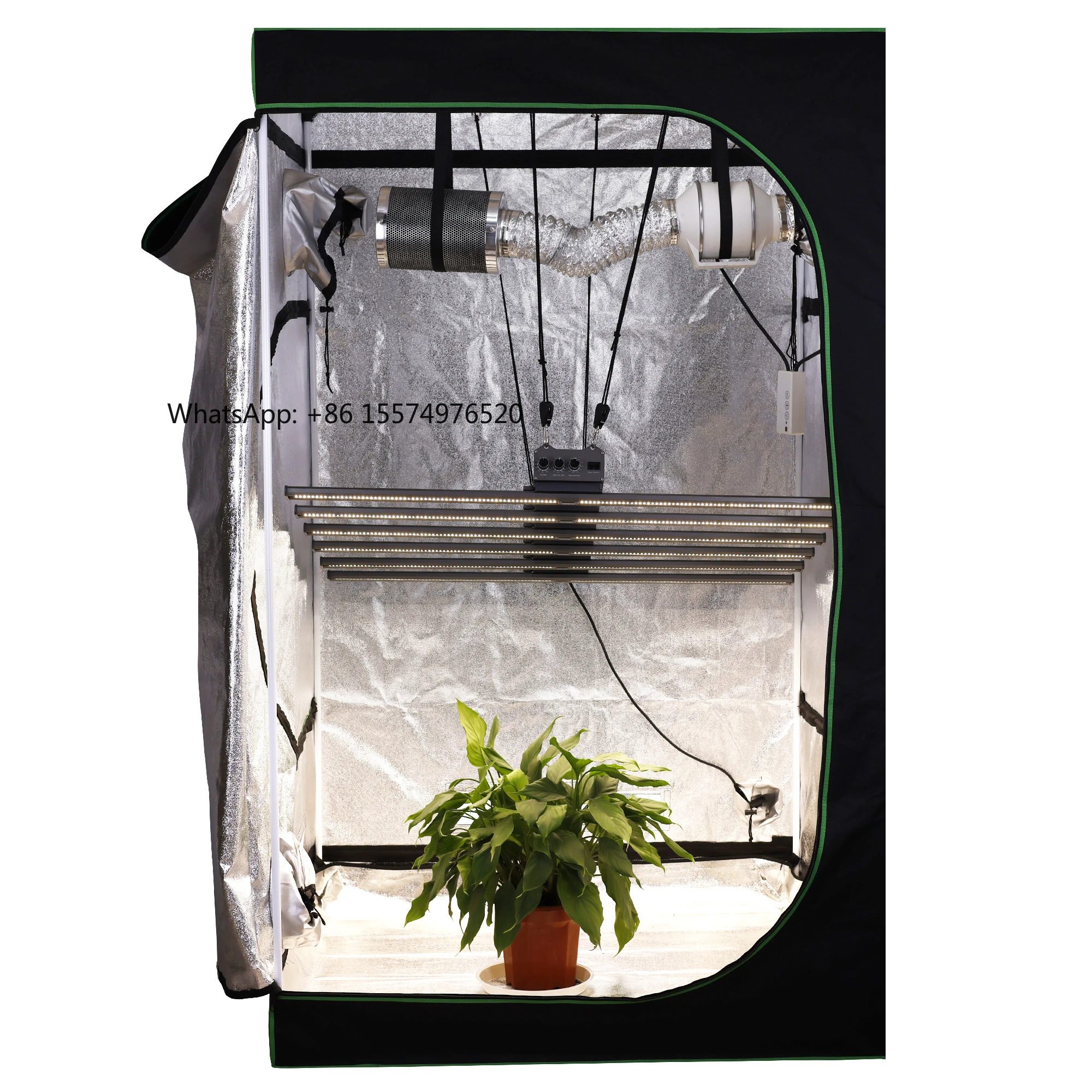 

Indoor Planting Grow Tents Full Spectrum Grow Lights Hydroponic Room Grow Box 150x150x200cm Eco-Friendly Metal Frame Waterproof